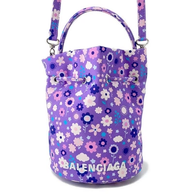 Bolso de Mano Settlement Is Underway Balenciaga Rueda Xs Cordón 656682 2 Vías Floral Foto 1 de 4