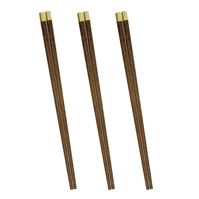  3 Pairs Essstäbchen Wiederverwendbar Essstã¤bchen Home -Stäbchen - Bild 1 von 4