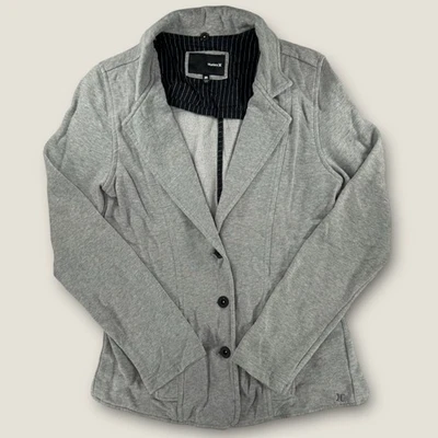 Chaqueta Blazer Hurley Gris Algodón Talla M Foto 1 de 4