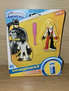 Fisher Price Imaginext DC Super Friends HARLEY QUINN Y MÁSCARA NEGRA Nuevo - Imagen 1 de 7