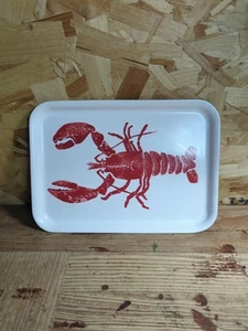 Ikea Sommarflader Lobster Melamine Serving Tray 20x28 Cm - Picture 1 of 5