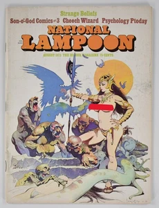 National Lampoon Vol. 1 # 41 FRANK FRAZETTA Ghoul Queen Cover (Aug. 1973) - Bild 1 von 4