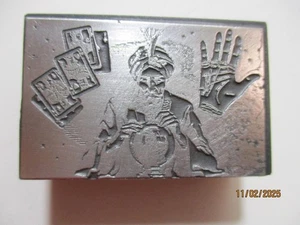 Printing Letterpress Printer Type Block Fortune Teller Séance Palm Reading - Picture 1 of 6