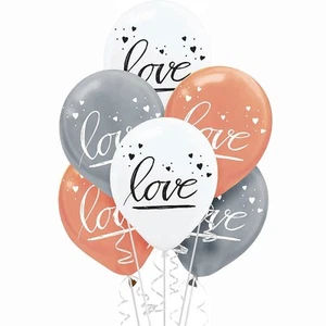 Wedding Love Balloons Engagement Party Decorations Helium Arch Centrepiece - Picture 1 of 2