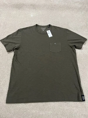 Camisa Todd Snyder Hombres Extra Grande Verde Bolsillo Camiseta Hecha en EE. UU. Hilada en Casa Jersey Slub Foto 1 de 4