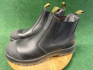 Size 15 - Rockrooster 6" Steel Toe Boot, Bakken, Black AK200402w  NWOB - Picture 1 of 9