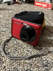 Samsung SL35 10.2MP 4x Zoom Digitalkamera getestet funktioniert neuwertig Kata Tasche Case rot - Bild 1 von 8