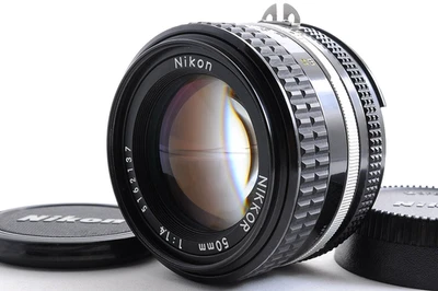 Nikon AI-S NIKKOR 50mm F1.4 MF Standard Lens For F Mount NEAR MINT+ From Japan - Image 1 of 4