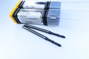 LOT ( 2 ) NEW 2.90 MM GUHRING SERIES 6400 TYPE N MICRO PRECISION CARBIDE DRILLS - Picture 1 of 4