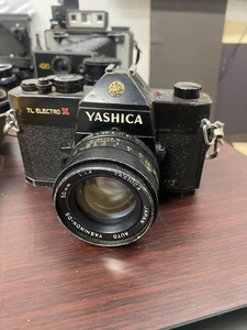 Yashica TL Electro x 35mm SLR Camera with Yashinon 50mm Lens - Picture 1 of 1