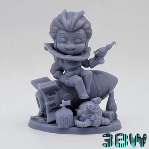Chibi Nuka-Cola Girl | 3-Inch Model Kit | DIY Fallout 4 Pin-up Scene - Picture 1 of 7
