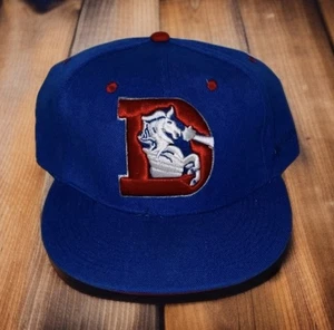 Denver Broncos Mitchell & Ness NFL Throwback Hat Cap Fitted 7 5/8 BIG LOGO NEW - Picture 1 of 2