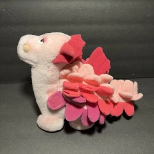 Hasbro Be Mores Pink Dragon Plush, Rare, 1987, VTG, Transform Tail - Picture 1 of 8