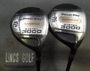 Set of 2 Power Play 3000 15° 3 & 19° 5 Woods Regular Graphite Shafts - Picture 1 of 5
