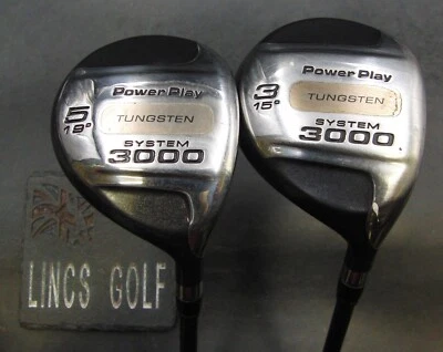 Set of 2 Power Play 3000 15° 3 & 19° 5 Woods Regular Graphite Shafts - Image 1 of 4