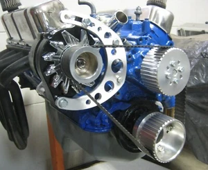 351 FORD ALTERNATOR & POWER STEERING KIT-BRACKETS ONLY FOR YOUR GILMER BELT KIT - Picture 1 of 8
