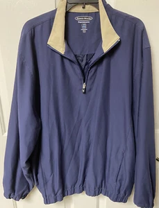 Pebble Beach Performance 1/4 Zip Pullover Mens Sz L Golf - Picture 1 of 8