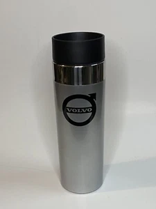Vtg Volvo Insulated Travel Coffee Mug Tumbler Car Tea Cup BMW - Picture 1 of 13