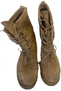 Used cold weather Dessert Brown Military Boots Bates 10R Army USAF - Picture 1 of 4