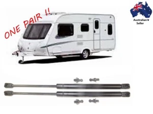 2 x New Gas Struts Caravan hatch boot awning 195mm x 125N Match Stabilus 3137RK - Picture 1 of 3