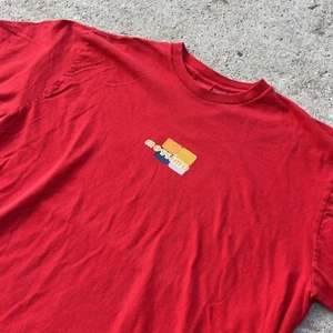 Vintage 90s Y2K Mossimo Men's T-Shirt L Red Target Center Logo Skate Surf Mall - Picture 1 of 8