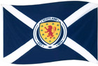 Scotland Flag Banner 5 x 3ft Football Scottish FA EURO 2024 Badge Crest FC Gift