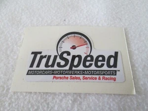 1998 Porsche TruSpeed STICKER Thermal Race Track Performance Racing Service Co - Picture 1 of 3