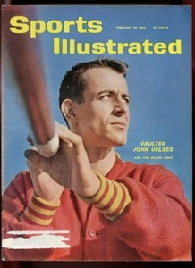 Sports Illustrated February 26, 1962 Vaulter John Uelses - Picture 1 of 1