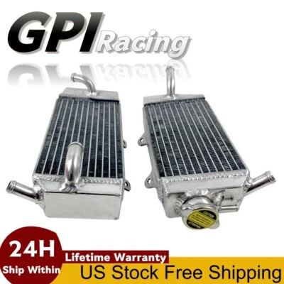 Radiador de refrigeración de aluminio para Honda CRF450R CRF 450R CRF 450 R 2005-2008 2007 08 Foto 1 de 4