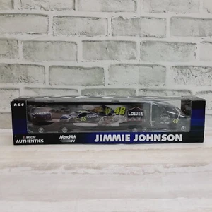 2019 Wave 2 Jimmie Johnson 2018 Lowe's Finale Hauler 1/64 NASCAR Authentics - Picture 1 of 9
