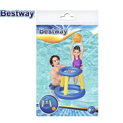 Bestway Inflatable Basketball Water Pool Game Splash N Hoop PVC Kids Toy Summer* - image 1 of 4