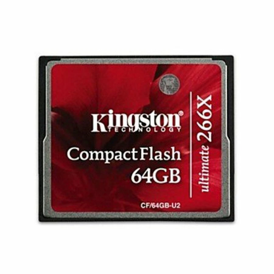 Kingston Digital 64GB Ultimate CompactFlash Memory Card 266x Speed (CF/64GB-U2) - Image 1 of 1