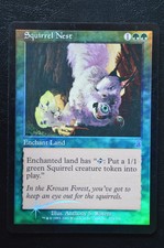 Magic The Gathering MTG SQUIRREL NEST FOIL Odyssey MP Moderately Played