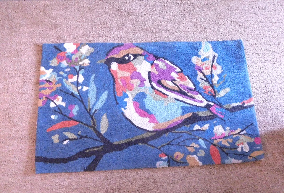 Tapete Songbird Multicolorido The Rug Market AGUARELA OUTONO 14" x 39" ~ LIVRE - Imagem 1 de 4