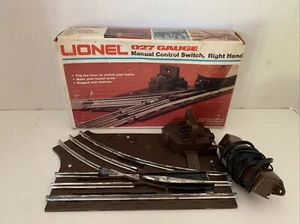 Lionel Train 6-5022 Post War 027 Gauge Manual Track Control Switch Right Hand - Picture 1 of 10