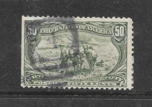 USA 1898 50c dp greyish green Trans Mississippi Expo very fine used SG 297 - Picture 1 of 1