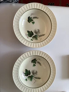Royal Worcester Palissy Sandon Rose x 2 Small Dessert Bowls Vintage TV Film Prop - Picture 1 of 5