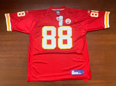 #88 Tony Gonzalez Kansas City Chiefs AFC All Star Reebok On Field Replica Jersey Cover