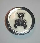 SLIGHT SECONDS SILVER PLATED My First Tooth Baby Teddy Keepsake Box Christening