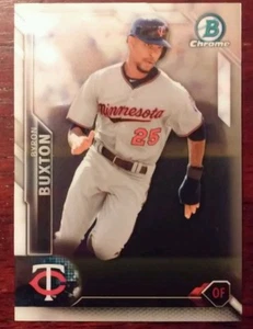 BYRON BUXTON 2016 Bowman Chrome Minnesota Twins STUD - Picture 1 of 2