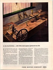 VINTAGE 1944 FORD MOTOR COMPANY DRUCK ANZEIGE - Bild 1 von 1