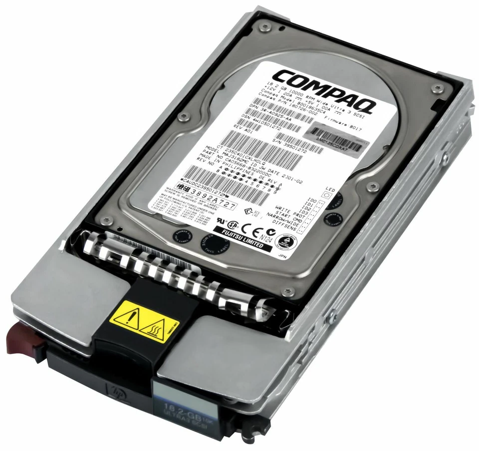 Hard Drive Compaq 180726-002 18GB 10000RPM 4MB SCSI U160 BD018635C4 3.5'' Inch - Image 1 of 3