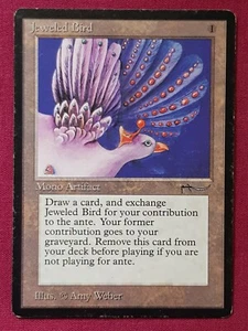 Magic The Gathering ARABIAN NIGHTS JEWELED BIRD artifact card MTG - Picture 1 of 2