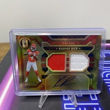 Rashee Rice 2023 Panini Gold Standard Double Patch Rookie Auto /149 RPA Chiefs