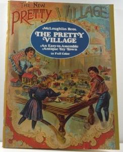 McLoughlin The Pretty Village Antique Toy Town Easy-to-Assemble cutout book VGC - Picture 1 of 10