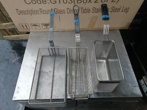 NO803 NO141 - NO143 FRYER BASKETS / PASTA BASKETS "OFFERS ON THE ONE YOU WANT" - Picture 1 of 8