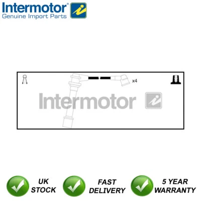 Cabos de ignição Intermotor HT compatíveis com Nissan Micra 1992-2000 1.0 1.3 73297SJ - Imagem 1 de 2