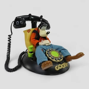 Teléfono parlante animado Goofy vintage de los años 90 - teléfono fijo con cable de colección años 90 - Imagen 1 de 18