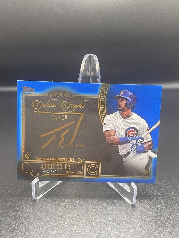 2016 Topps Five Star Golden Graphs autógrafos Jorge Soler 15/20 Foto 1 de 2