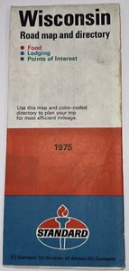 Wisconsin State Highway Map, 1975, Standard Oil - Picture 1 of 10
